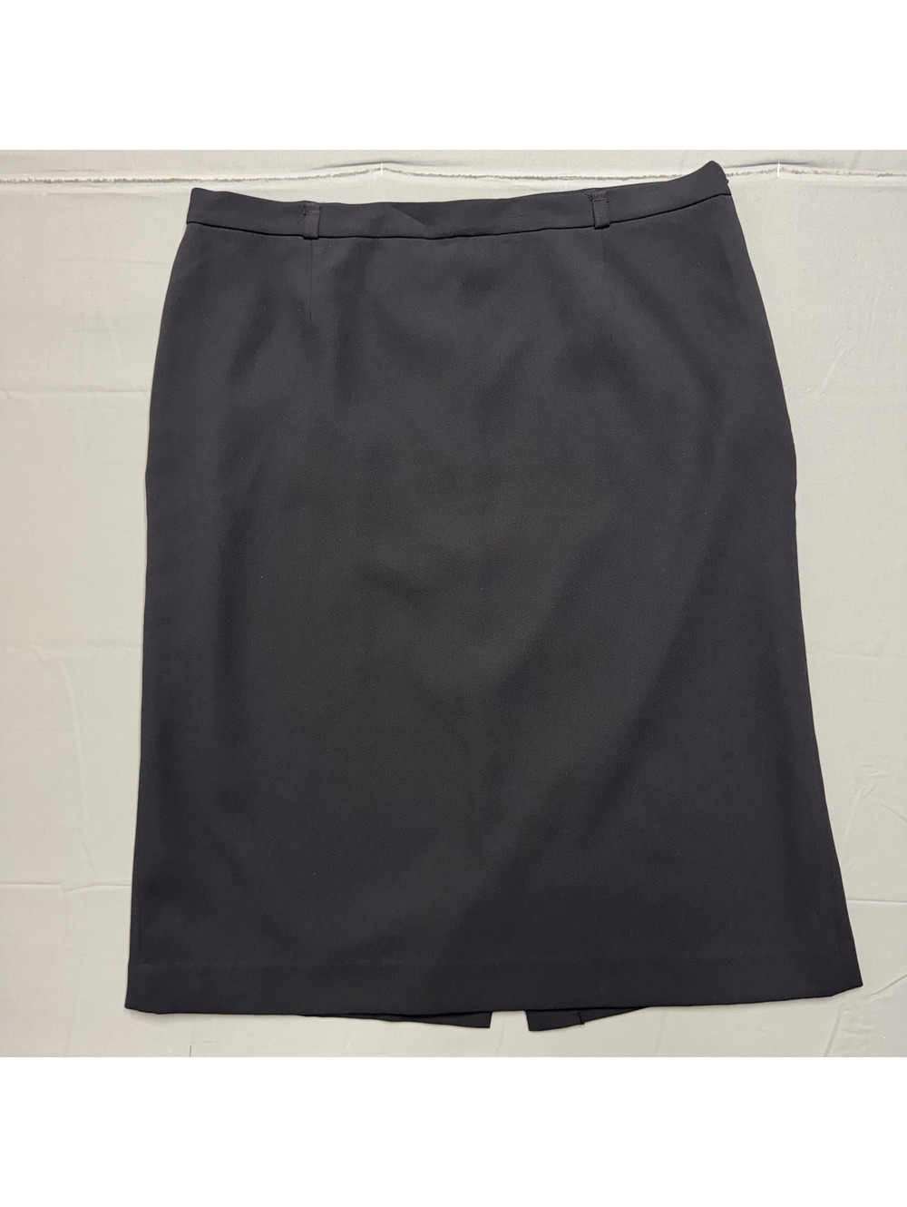 Covington Women Pencil Skirt Size 12 Black Lined Knee Length Career Workwear